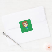 Sticker Carré chibi (Enveloppe)
