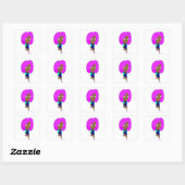 Sticker Carré chibi (Feuille)