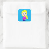 Sticker Carré chibi (Sac)