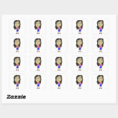 Sticker Carré chibi (Feuille)