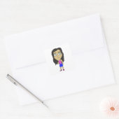 Sticker Carré chibi (Enveloppe)