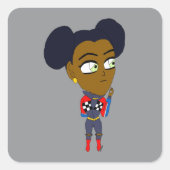 Sticker Carré chibi (Devant)