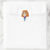 Sticker Carré chibi (Sac)