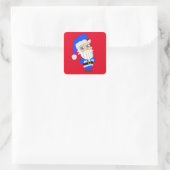 Sticker Carré Chibi Blue Suit Père Noël (Sac)