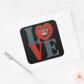 Sticker Carré Chibi Catwoman LOVE (Enveloppe)