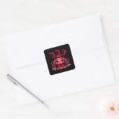 Sticker Carré Chibi Devil - 333 Seulement le mal moitié du temps (Enveloppe)