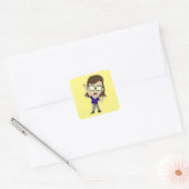 Sticker Carré Chibi Sonic_Zeph (Enveloppe)
