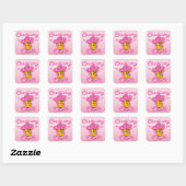 Sticker Carré Chic #8 (Feuille)