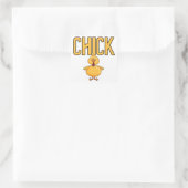 Sticker Carré Chick (Sac)