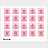 Sticker Carré Chick d'assurance #8 (Feuille)