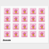 Sticker Carré Chick d'ingénieur #8 (Feuille)
