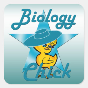 Sticker Carré Chick en biologie #7