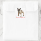 Sticker Carré Chien Chien Chien Chien Chien Chien Chien Brown (Sac)