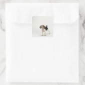 Sticker Carré Chien de chien (Sac)