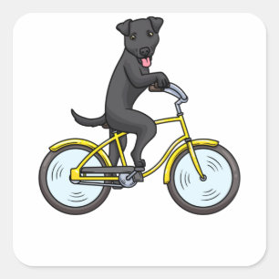 Sticker Carré Chien Patterdale Terrier