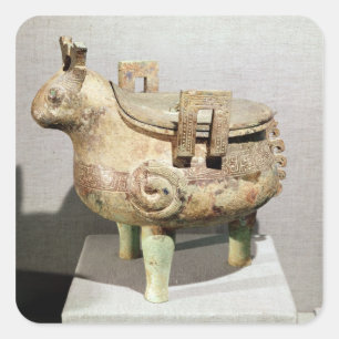 Sticker Carré Chiffre animal sacrificiel 'hsi-ting'