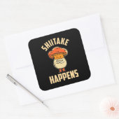 Sticker Carré Chiitake aux champignons (Enveloppe)