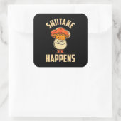 Sticker Carré Chiitake aux champignons (Sac)
