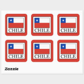 Sticker Carré Chili (Feuille)