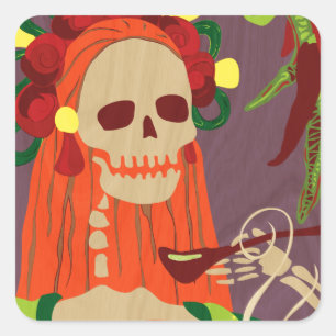 Sticker Carré Chili