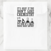 Sticker Carré Chimie de sarcasme Guillemets chimistes (Sac)