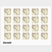 Sticker Carré Chine, Asie 97 (Feuille)