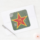 Sticker Carré Chinois PLA Star Roundel Rustique (Enveloppe)