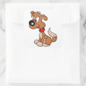 Sticker Carré Chiot (Sac)