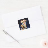 Sticker Carré Chipmunk Birthday Candles (Enveloppe)