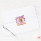 Sticker Carré Chipmunk Plum Fairy (Enveloppe)