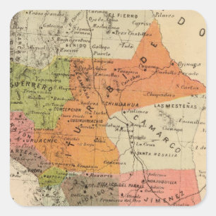 Sticker Carré Chiwawa, Mexique