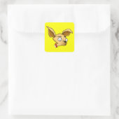 Sticker Carré Chiwawa mignon (Sac)