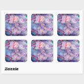 Sticker Carré Cho Ku Rei - Aquarelle douce (Feuille)