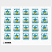 Sticker Carré Choc de géographie #7 (Feuille)