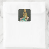 Sticker Carré Chocolat glacé amant cadeau (Sac)