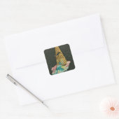 Sticker Carré Chocolat glacé amant cadeau (Enveloppe)