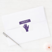 Sticker Carré Choisir de contester le 8 mars Journée des femmes (Enveloppe)