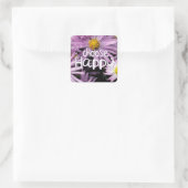 Sticker Carré Choisir heureux (Sac)