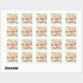 Sticker Carré Choisissez Joy Floral (Feuille)