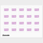 Sticker Carré Choisissez vous-même (Feuille)
