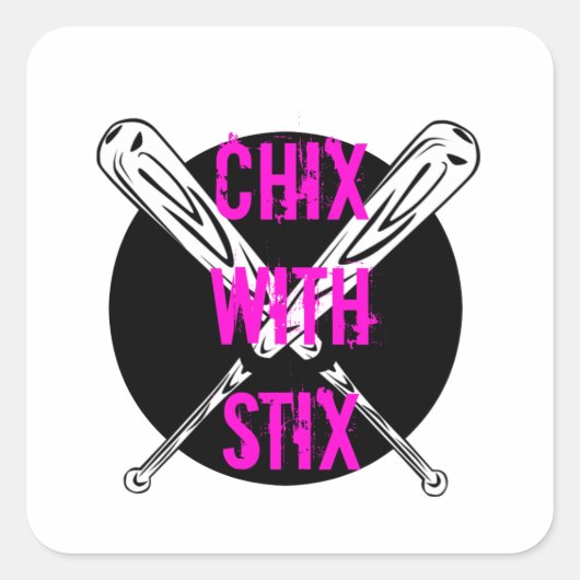 Sticker Carré Choix avec Stix (Devant)