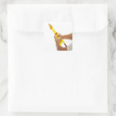 Sticker Carré Choquer Le Poulet (Sac)