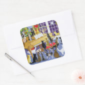 Sticker Carré Chore de Noël (Enveloppe)