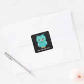 Sticker Carré chou mignon amoureux ajouter un message (Enveloppe)