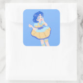 Sticker Carré Choux Mercury (Sac)