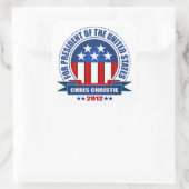 Sticker Carré Chris Christie (Sac)