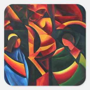 Sticker Carré Christ - Dernier souffle 2008