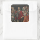 Sticker Carré Christ et l'Adultère (Sac)