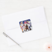 Sticker Carré Christmas Band - Happy Song (Enveloppe)