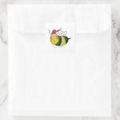 Sticker Carré Christmas bee (Sac)